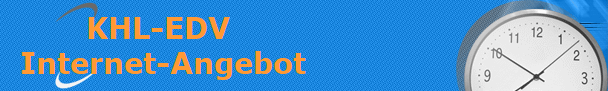 KHL-EDV 
Internet-Angebot